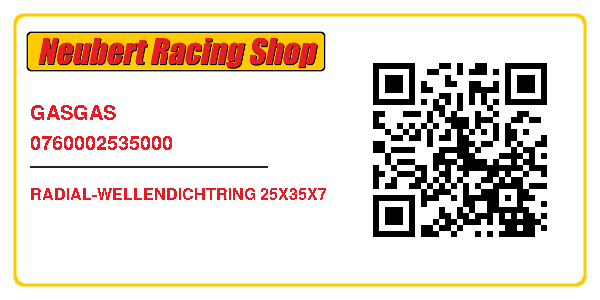 GASGAS 0760002535000