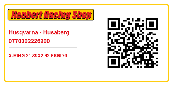 Husqvarna / Husaberg 0770002226200