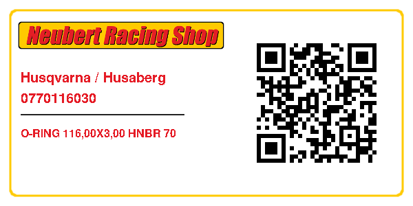 Husqvarna / Husaberg 0770116030