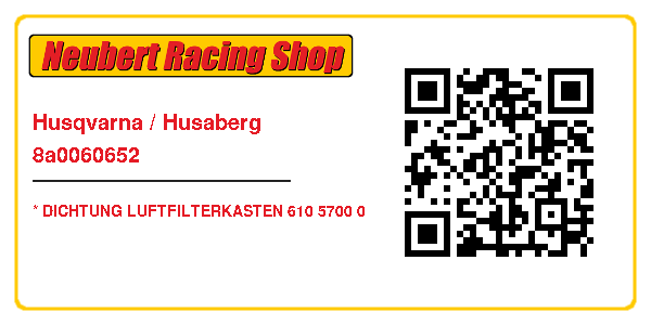 Husqvarna / Husaberg 8a0060652