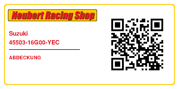 Suzuki 45503-16G00-YEC