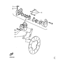 HINTERRAD BREMSSATTEL