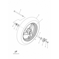 FRONT WHEEL FOR CAST WHEEL