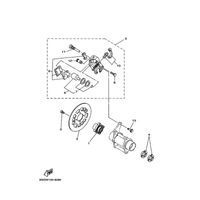 HINTERRAD BREMSSATTEL