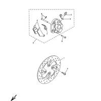 BREMSSATTEL VORDERRAD