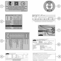 TECHNISCHE INFO AUFKLEBER