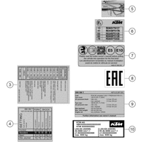 TECHNISCHE INFO AUFKLEBER