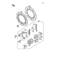 VORDERRADBREMSE(ZX750F000001-016327)