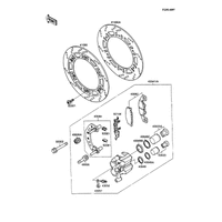 VORDERRADBREMSE(ZX600C-000001-003201)