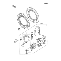 VORDERRADBREMSE(ZX600C-003202-)