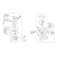 BREMSSATTEL VORNE / HINTEN