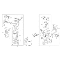 BREMSSATTEL VORNE / HINTEN