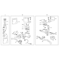 HAUPTBREMSZYLINDER VORNE / BREMSSATTEL HINTEN