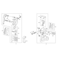 BREMSSATTEL VORNE / HINTEN