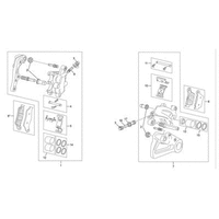 BREMSSATTEL VORNE / HINTEN