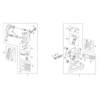 BREMSSATTEL VORNE / HINTEN