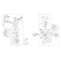 BREMSSATTEL VORNE / HINTEN