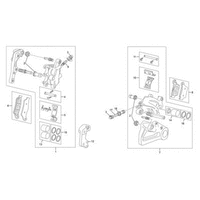 BREMSSATTEL VORNE / HINTEN