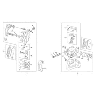 BREMSSATTEL VORNE / HINTEN