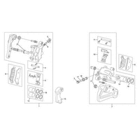 BREMSSATTEL VORNE / HINTEN