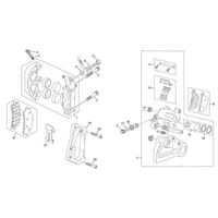 BREMSSATTEL VORNE / HINTEN