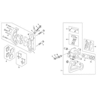 BREMSSATTEL VORNE / HINTEN