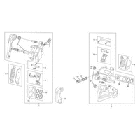 BREMSSATTEL VORNE / HINTEN