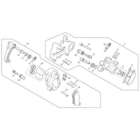 BREMSSATTEL VORNE / HINTEN